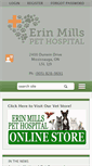 Mobile Screenshot of erinmillsvet.ca